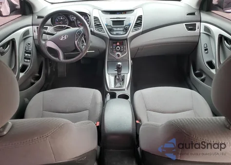 2016 Hyundai Elantra Se z USA, uszkodzony, nr VIN 5NPDH4AE6GH731458